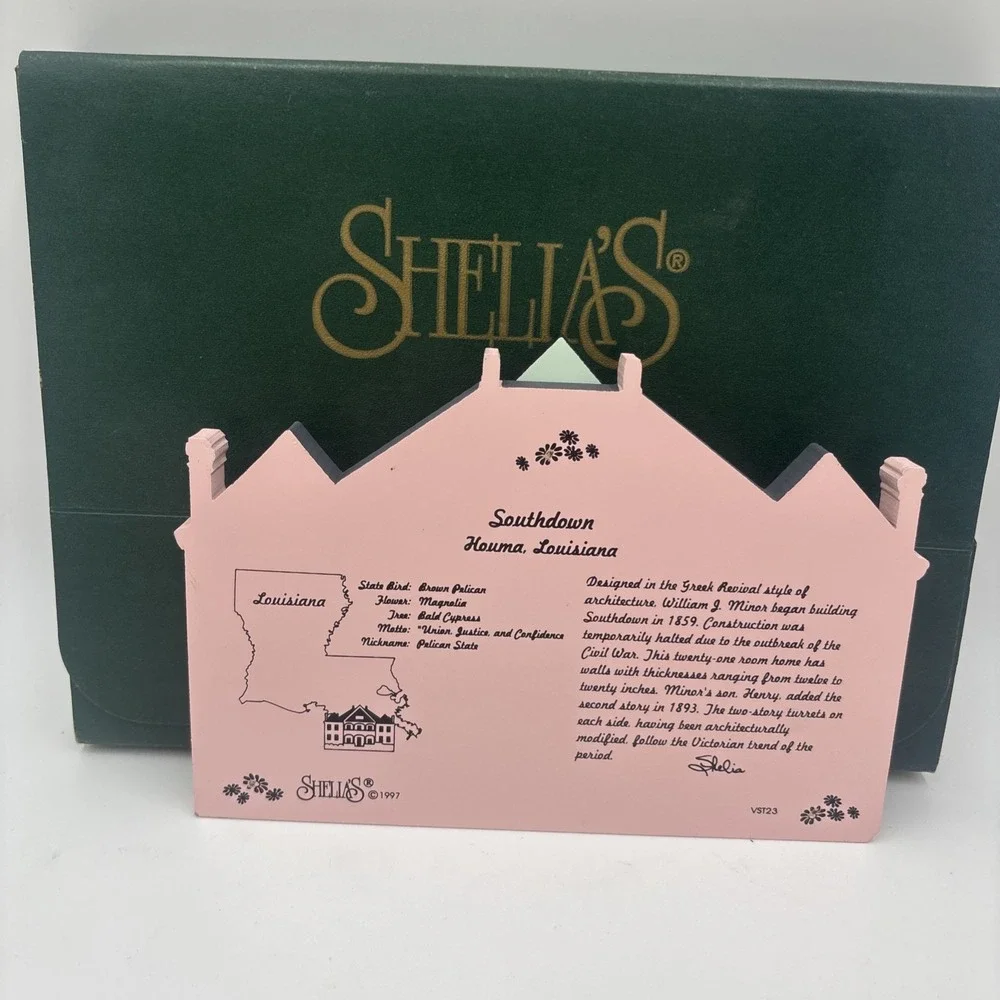 Sheila's Southdown Houma, Louisiana 1997 Shelf Sitter